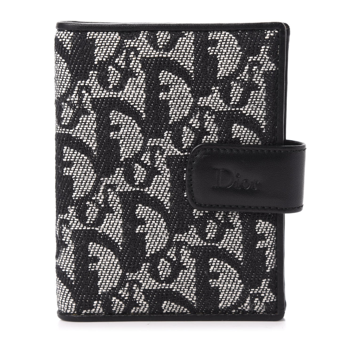 Monogram Compact Wallet Black
