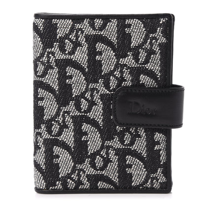 Christian Dior Monogram Compact Wallet Black 1 of 6
