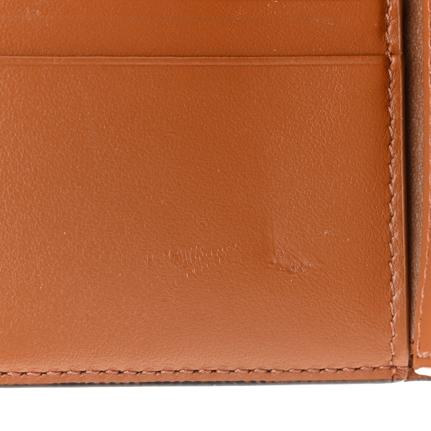 Canvas Triomphe Medium Strap Wallet Tan