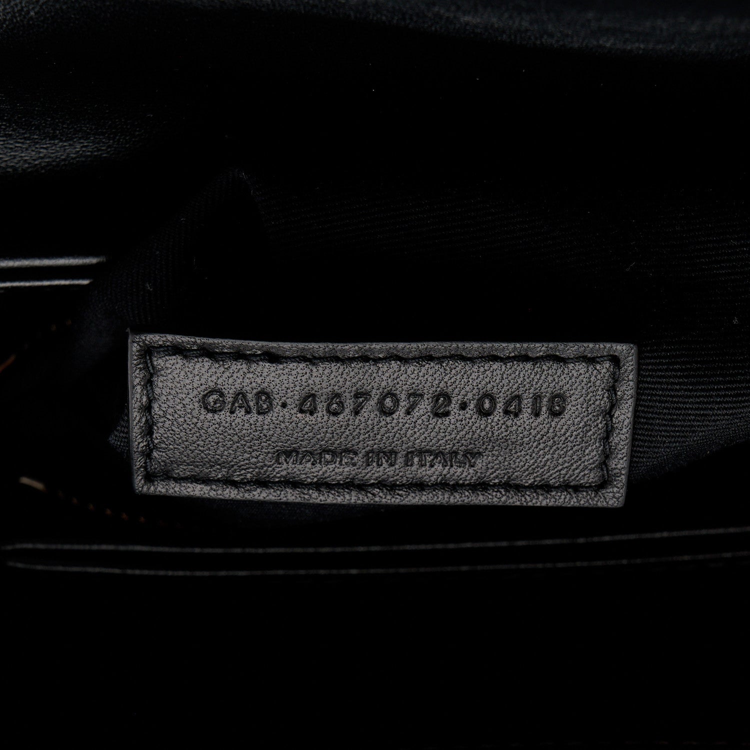 Saint Laurent Calfskin Y Quilted Monogram Toy Loulou Crossbody Bag Black 7 of 11