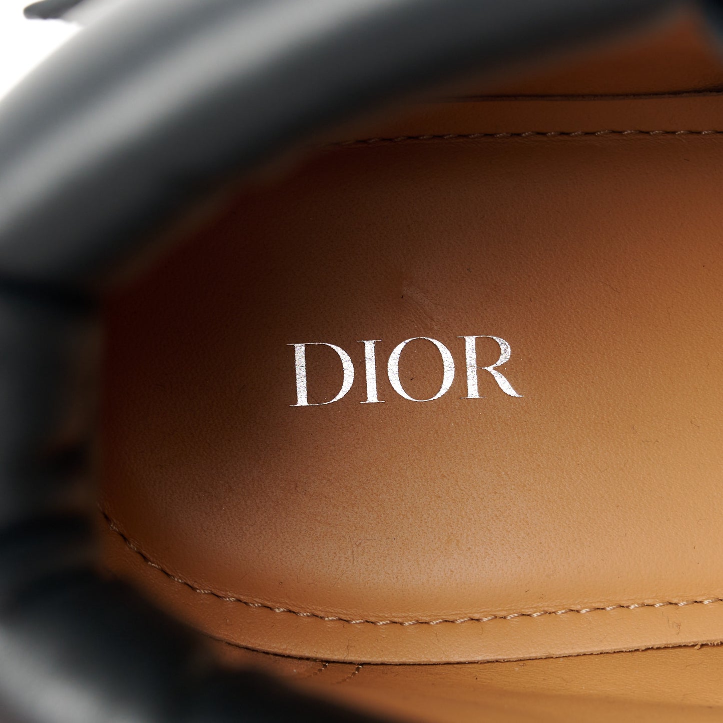 Oblique Calfskin Mens Explorer II Buckle Hiking Boots 45 Black Blue