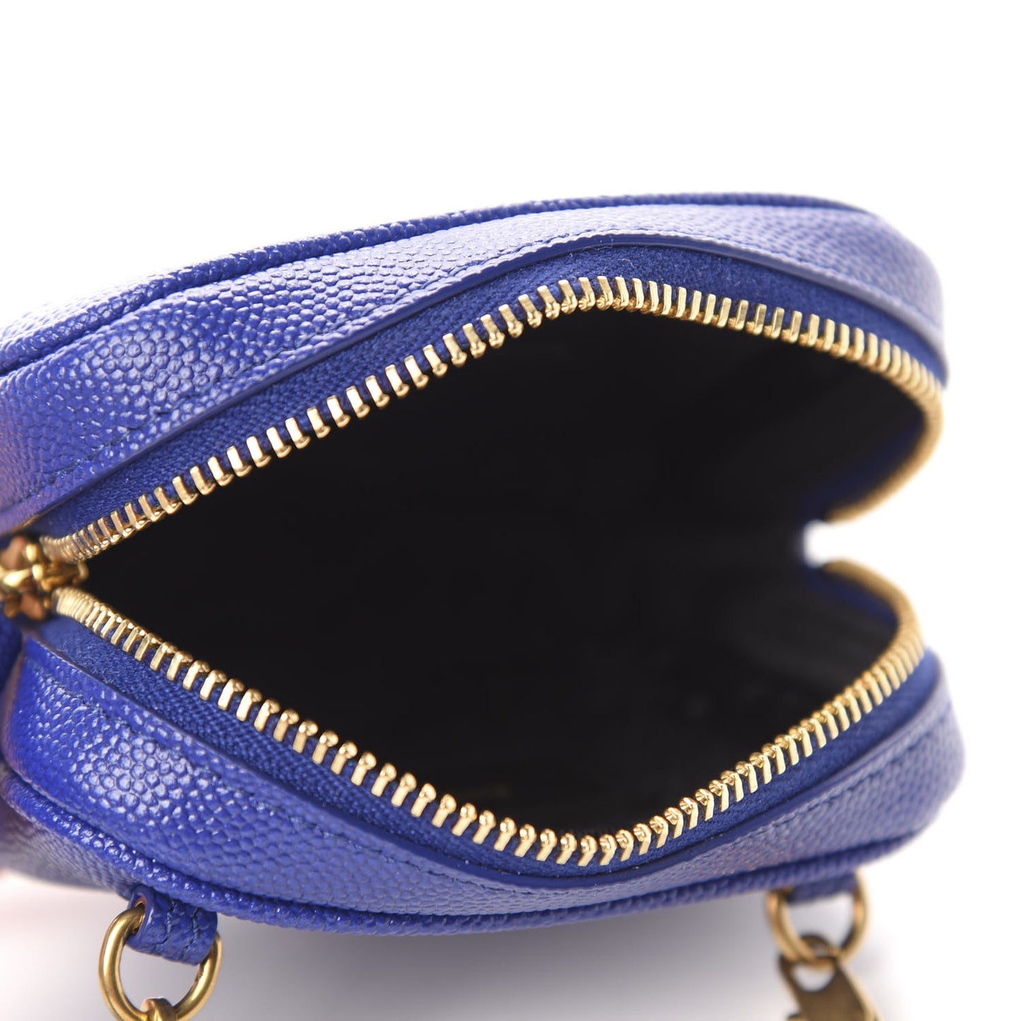 Grain De Poudre Matelasse Monogram Baby Lou Camera Bag Sapphire Blue