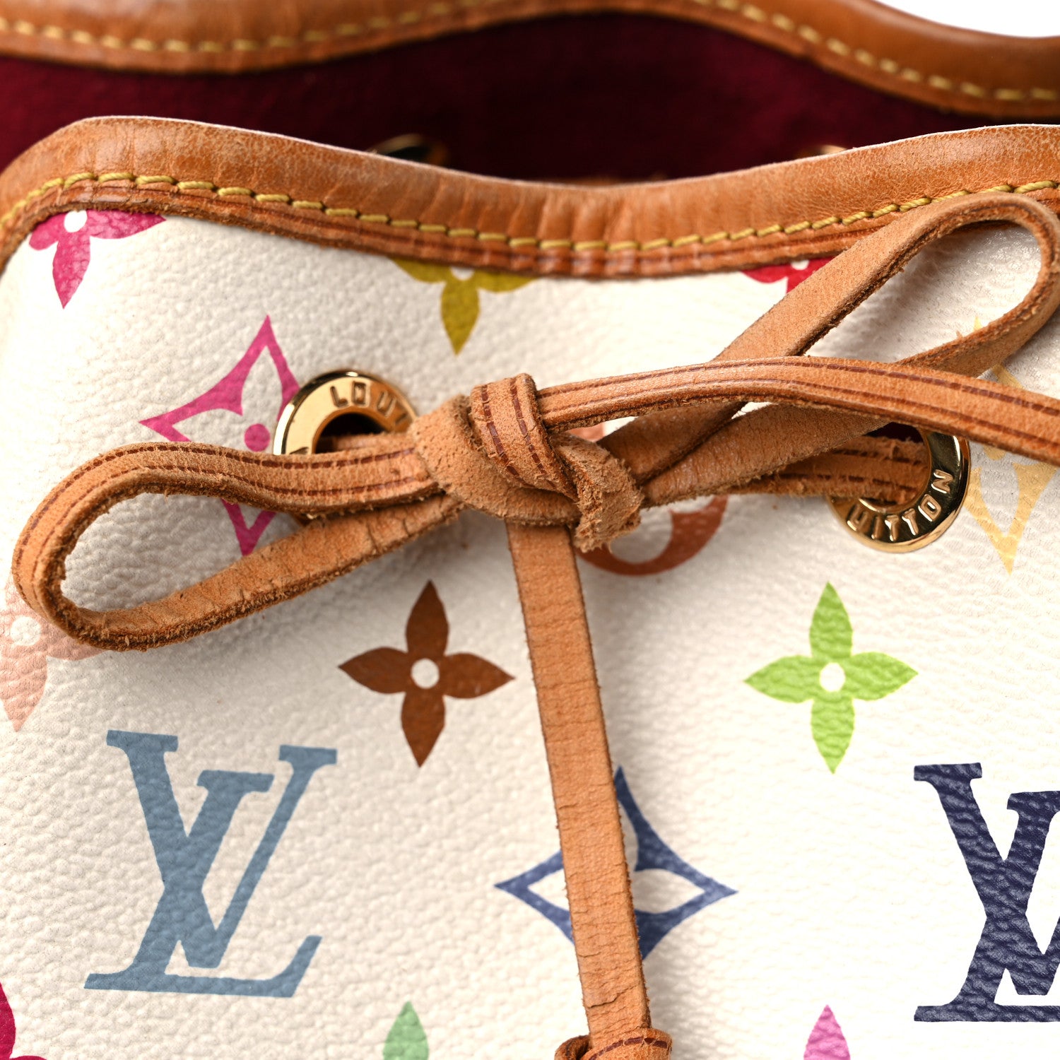 Louis Vuitton Monogram Multicolor Petit Noe White 16 of 22