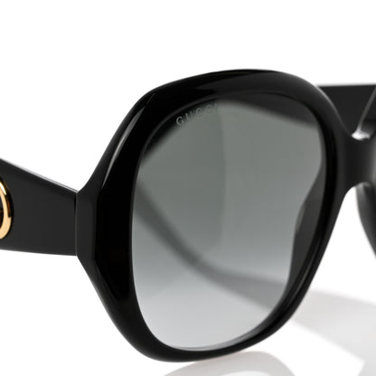Gucci Acetate Round Frame Sunglasses GG0796S Black 8 of 9