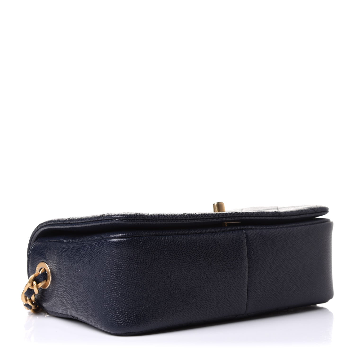 Chanel Caviar Quilted Small Fashion Therapy Flap Bag Navy Blue 7 of 14
