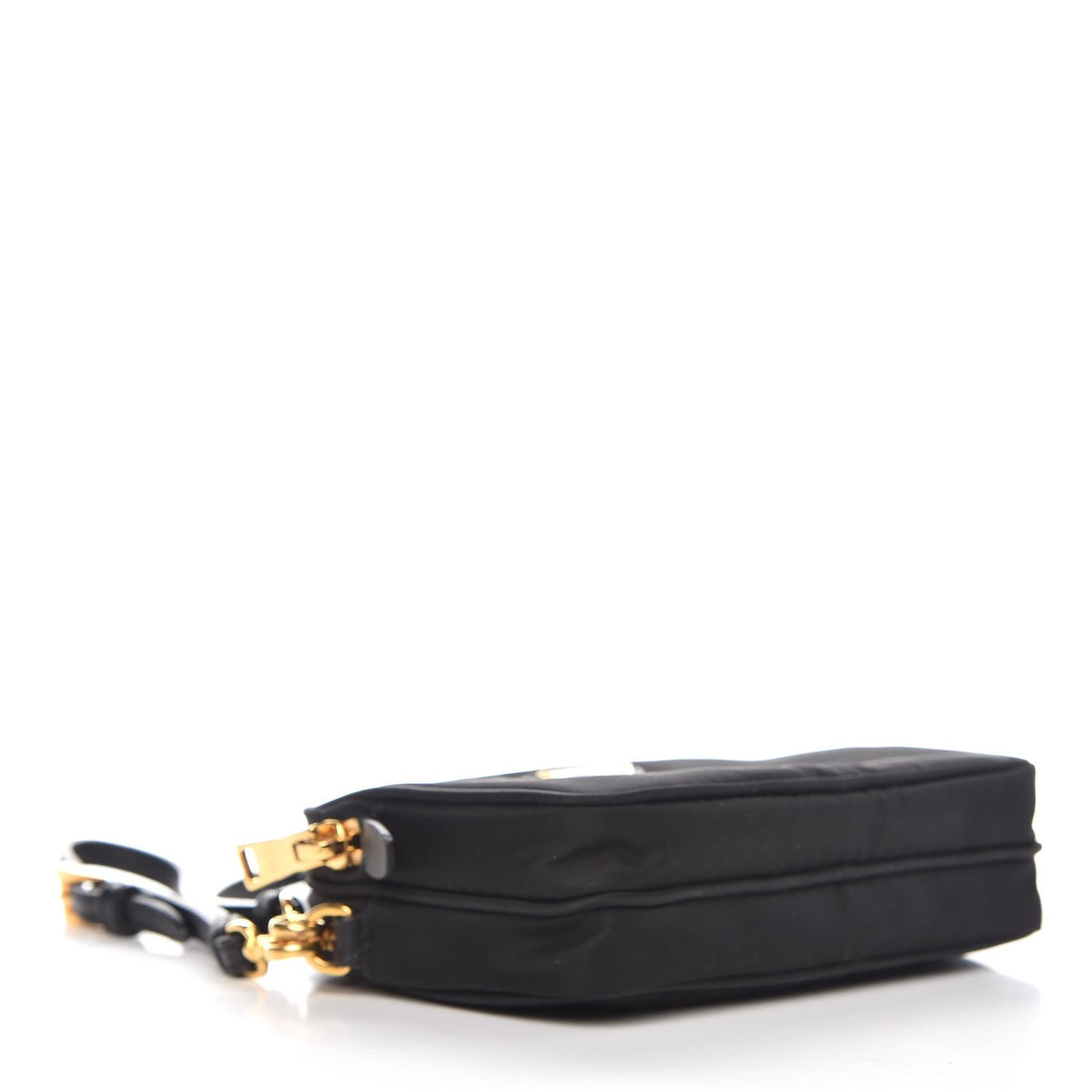 Tessuto Nylon Convertible Crossbody Wristlet Black