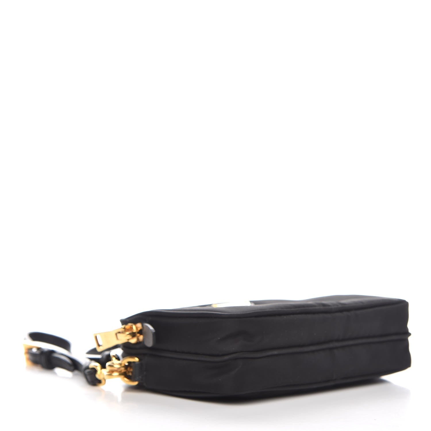 Prada Tessuto Nylon Convertible Crossbody Wristlet Black 5 of 10