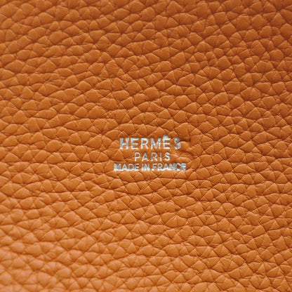 Hermes Taurillon Clemence Mangeoire Rope Bag Orange 8 of 8
