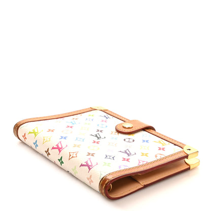 Louis Vuitton Monogram Multicolor Small Ring Agenda Cover White 4 of 6