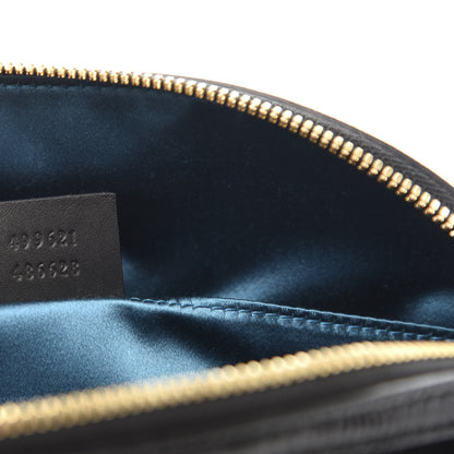 Gucci Suede Patent Web GG Small Ophidia Dome Shoulder Bag Black 9 of 11