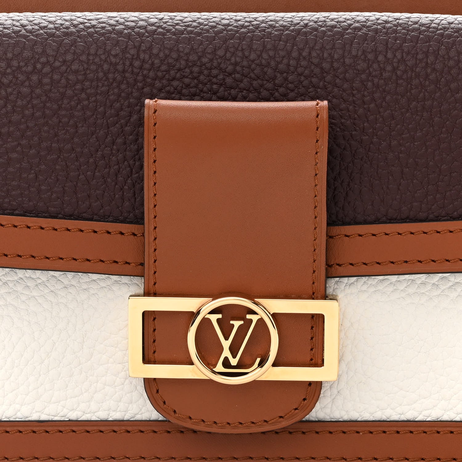 Louis Vuitton Taurillon Dauphine Bumbag Blackberry Snow 7 of 10