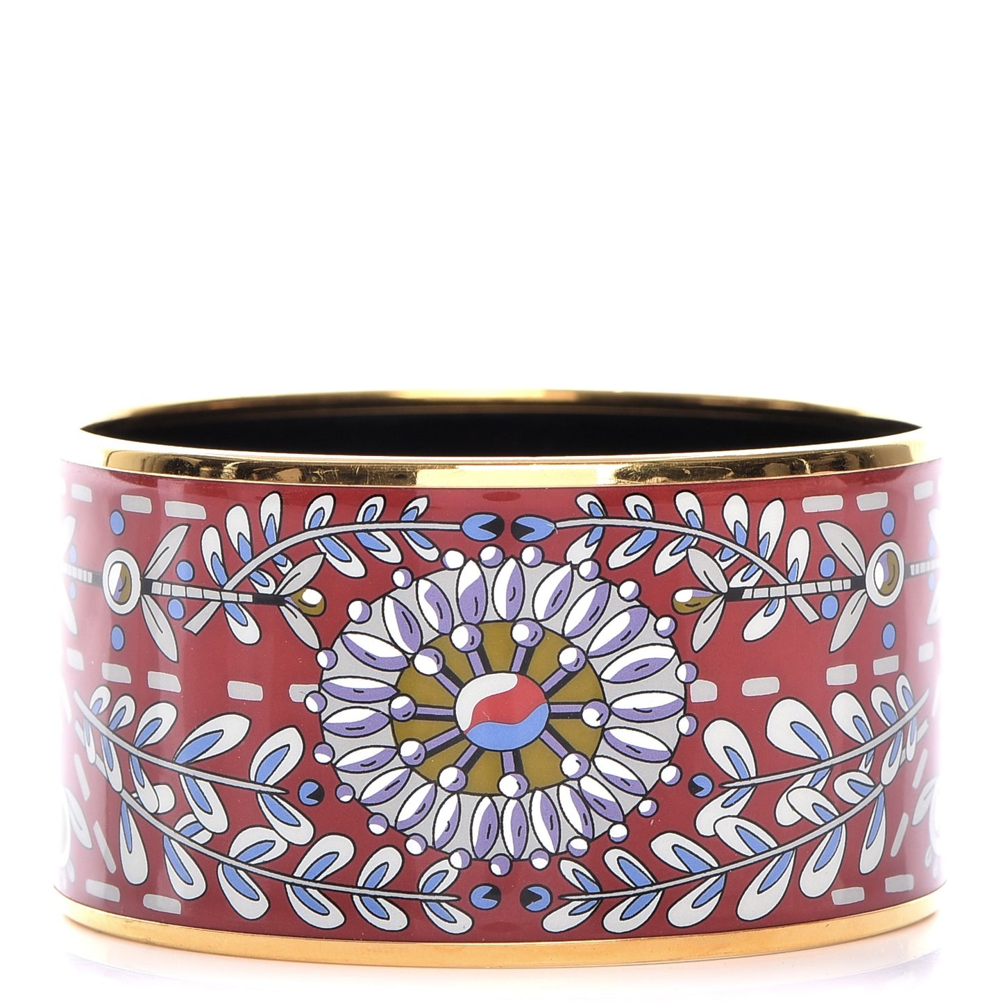 Enamel Printed Extra Wide Bracelet 65