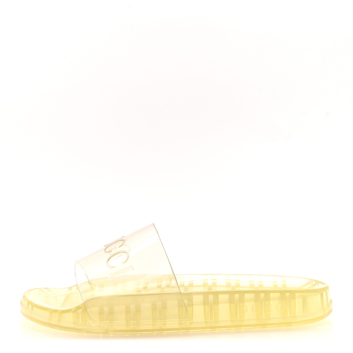 Gucci Rubber Mens Pursuit Slide Sandals 10 Transparent 1 of 8