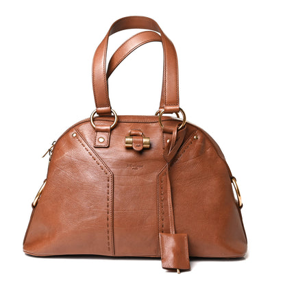 Saint Laurent Calfskin Medium Muse Tan 1 of 16