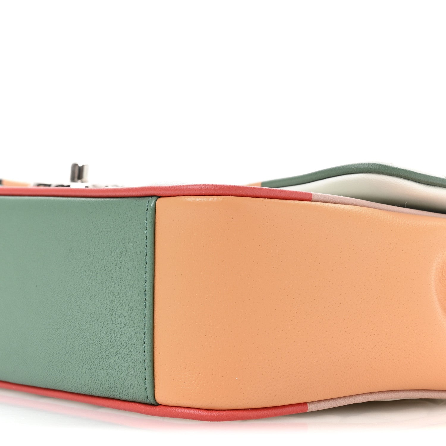 Chanel Lambskin Quilted Jumbo Cuba Color Flap White Multicolor 10 of 10