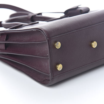 Saint Laurent Grained Calfskin Nano Sac De Jour Amaranto 8 of 9