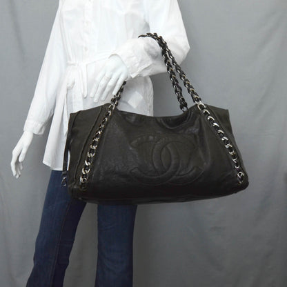 Chanel Caviar Modern Chain Tote Dark Brown 2 of 9