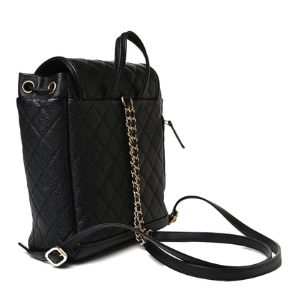 Chanel Caviar Quilted Filigree Backpack Black 2 of 15