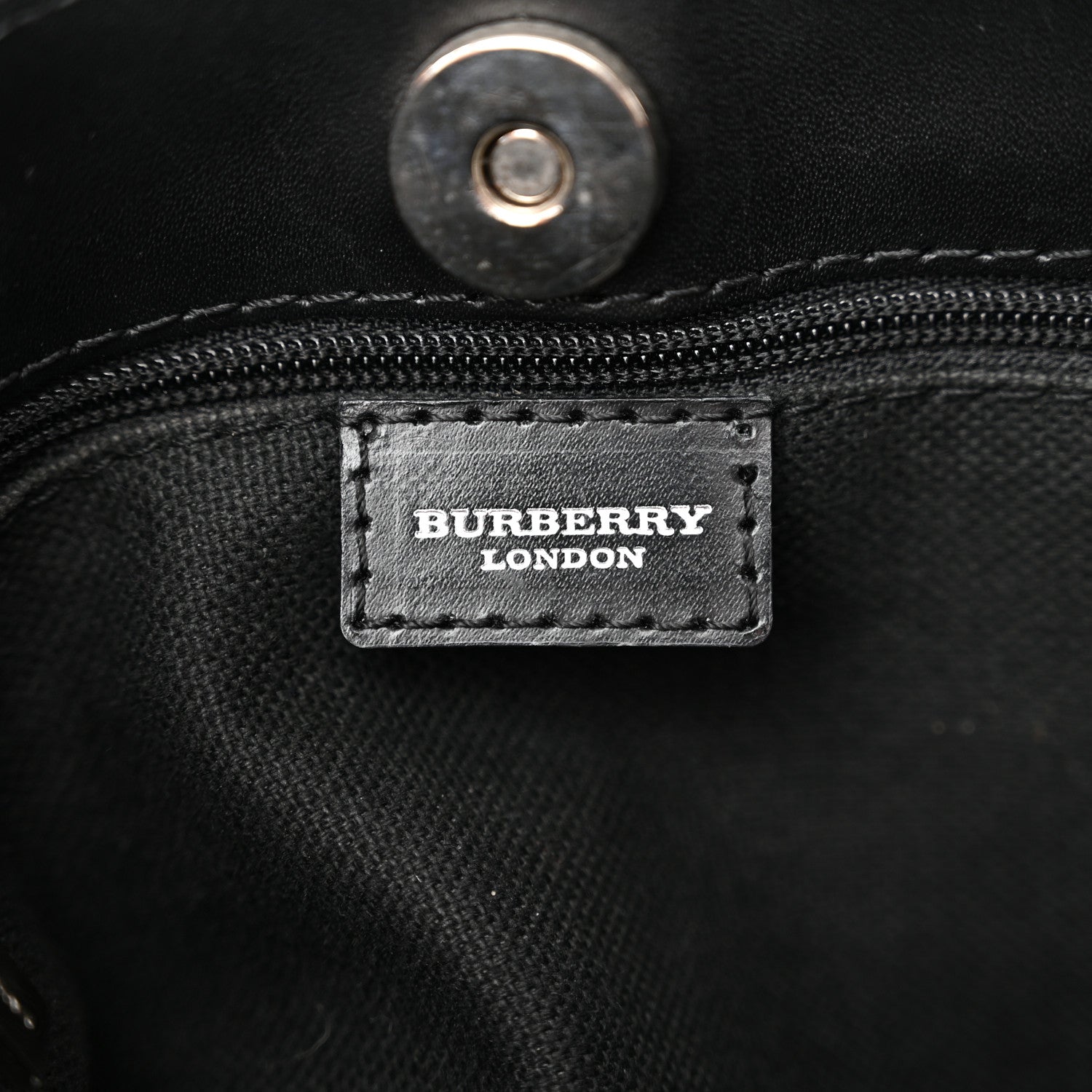 Burberry Prorsum House Check Shoulder Bag Black 5 of 15