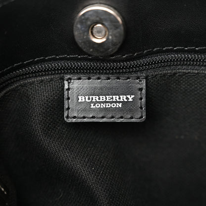 Burberry Prorsum House Check Shoulder Bag Black 5 of 15