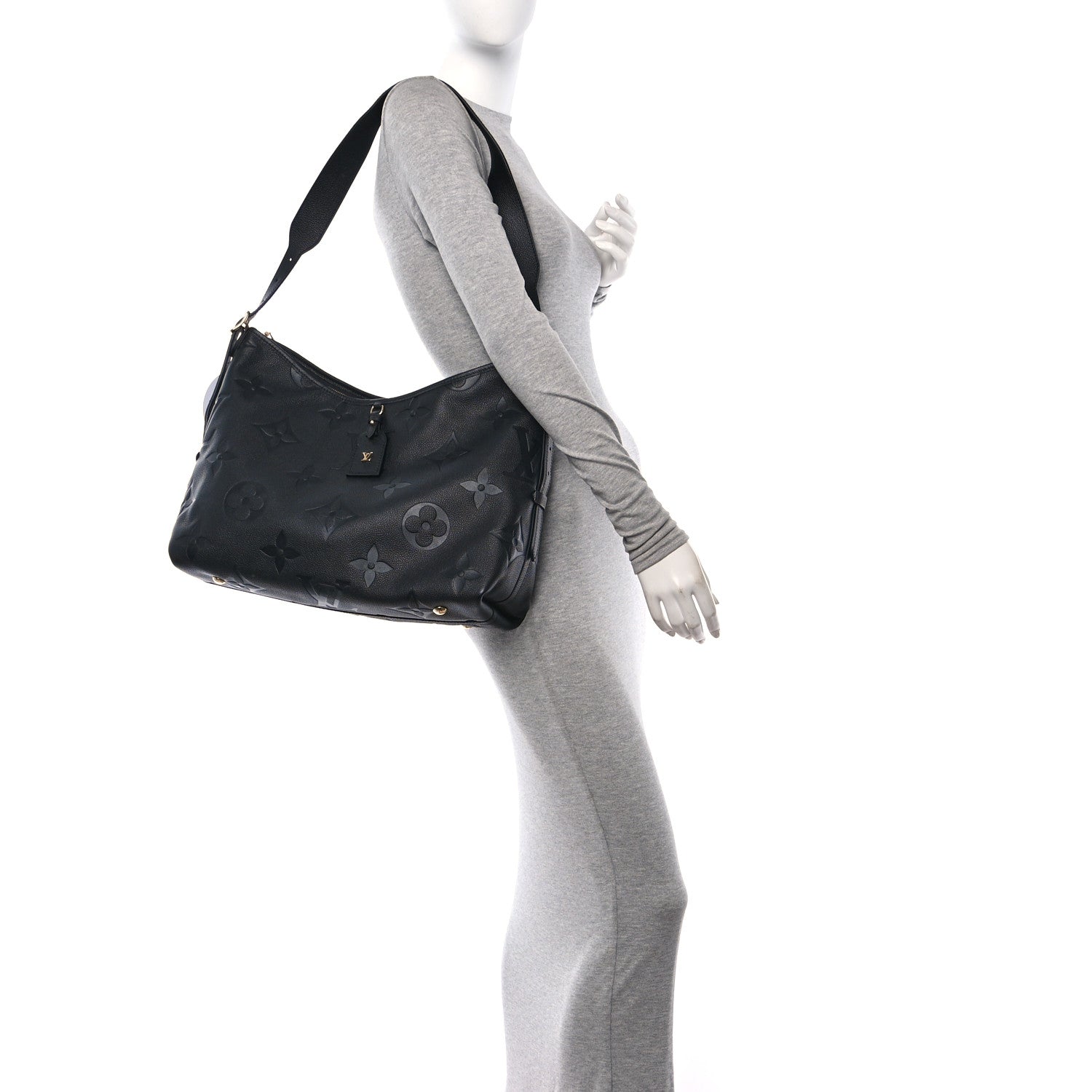 Louis Vuitton Empreinte Monogram Giant CarryAll MM Black 2 of 10