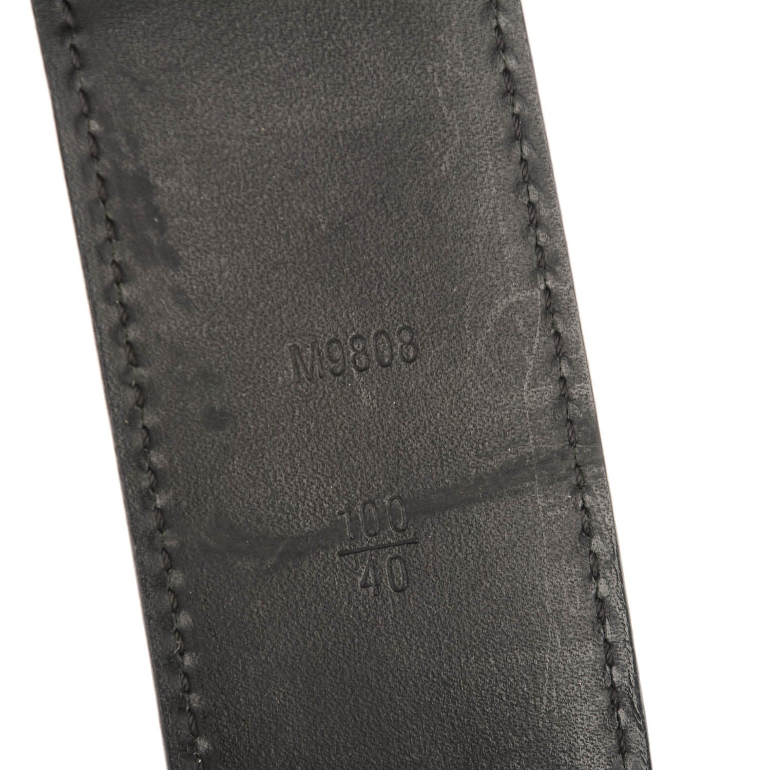 Louis Vuitton Damier Graphite 40mm LV Initiales Belt 100 40 4 of 8