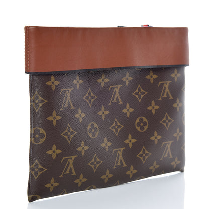Louis Vuitton Monogram Tuileries Pochette Caramel 3 of 11