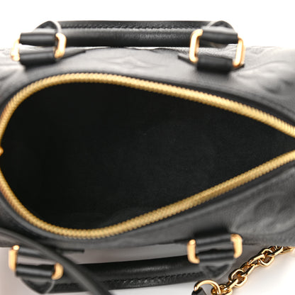 Louis Vuitton Empreinte Monogram Giant Speedy Bandouliere 20 Black 5 of 10