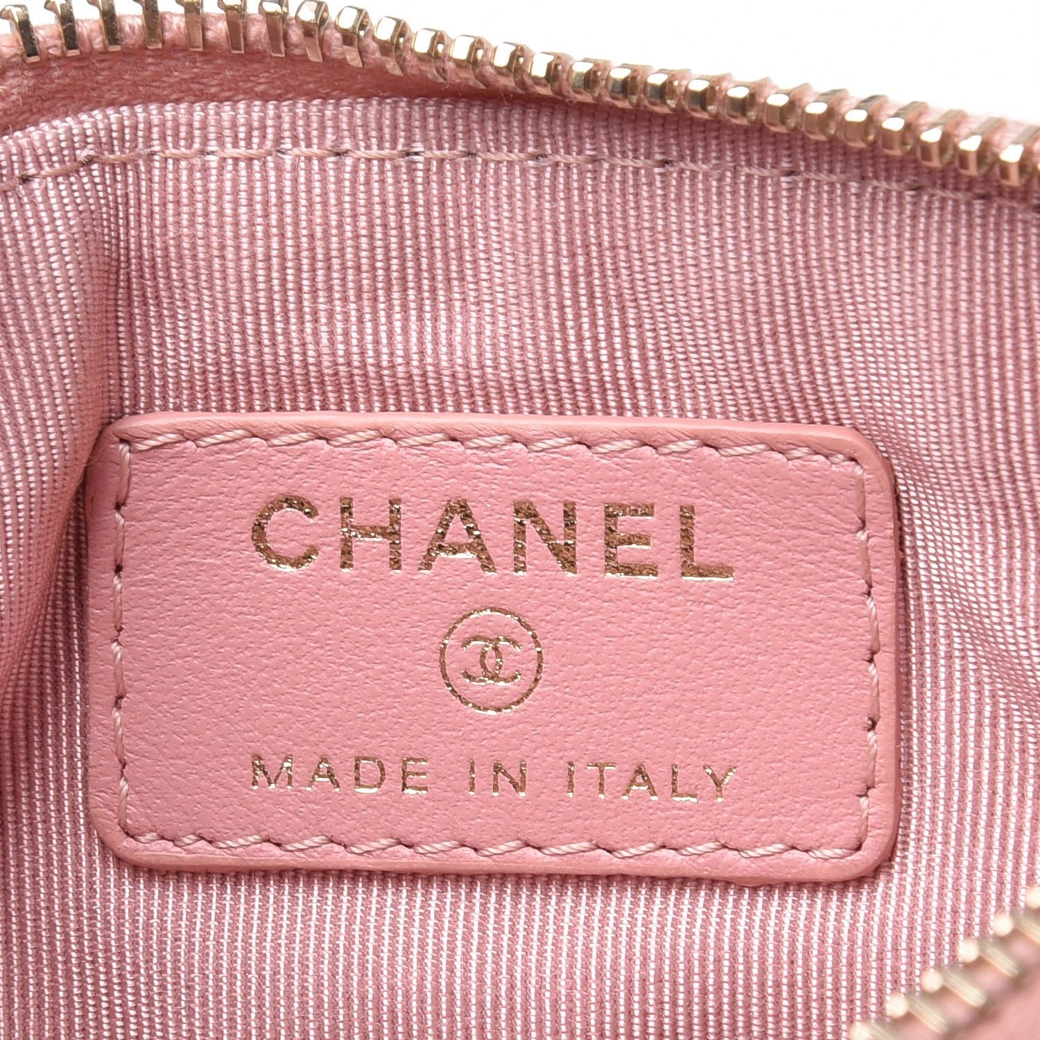 Chanel Aged Calfskin Quilted Small Reissue Cosmetic Case Light Pink 6 of 8