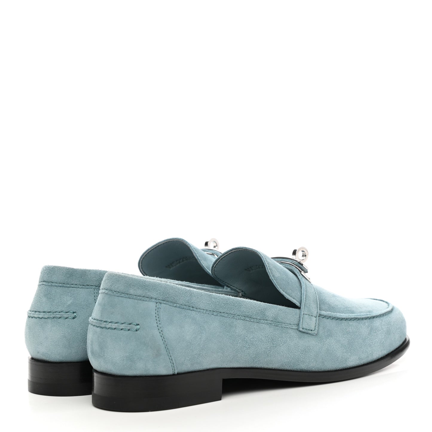 Suede Goatskin Womens Destin Loafer 39 Vert d'eau