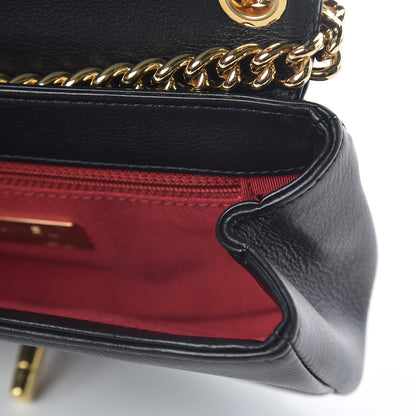 Chanel Calfskin Quilted Small Underline Flap Black 12 of 12