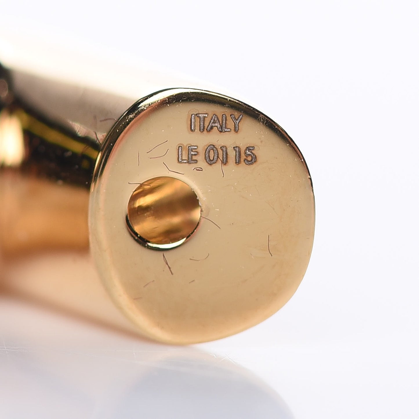 Brass Essential V Hoop Earrings Gold