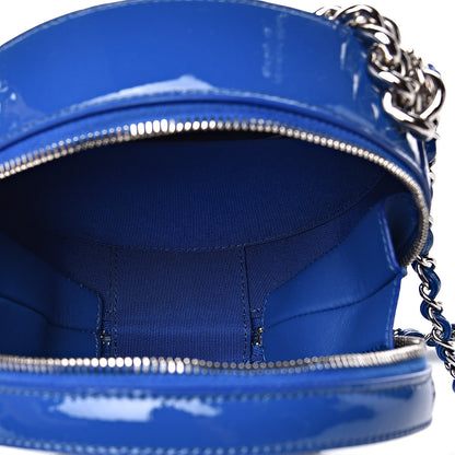 Chanel Patent Round As Earth Evening Bag Blue 5 of 10