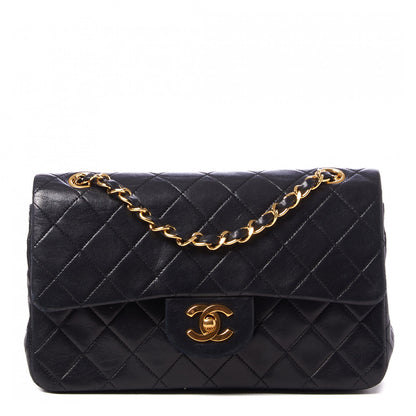 Chanel Lambskin Quilted Small Double Flap Black 1 of 10