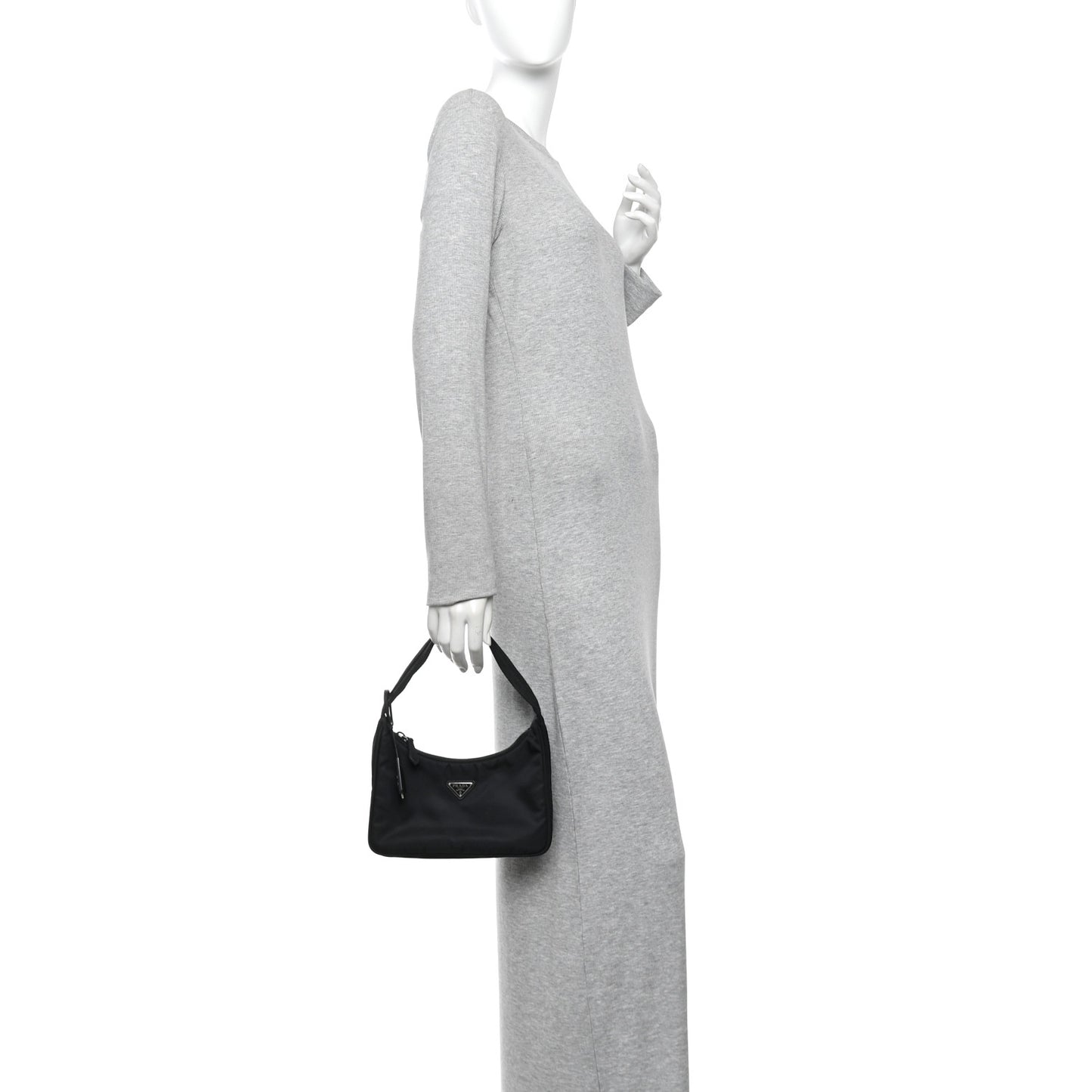 Tessuto Nylon Mini Re-Edition 2000 Bag Black