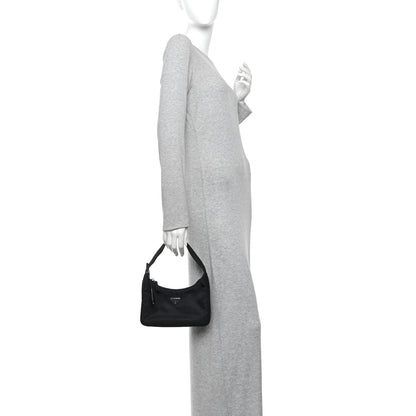 Prada Tessuto Nylon Mini Re-Edition 2000 Bag Black 2 of 10