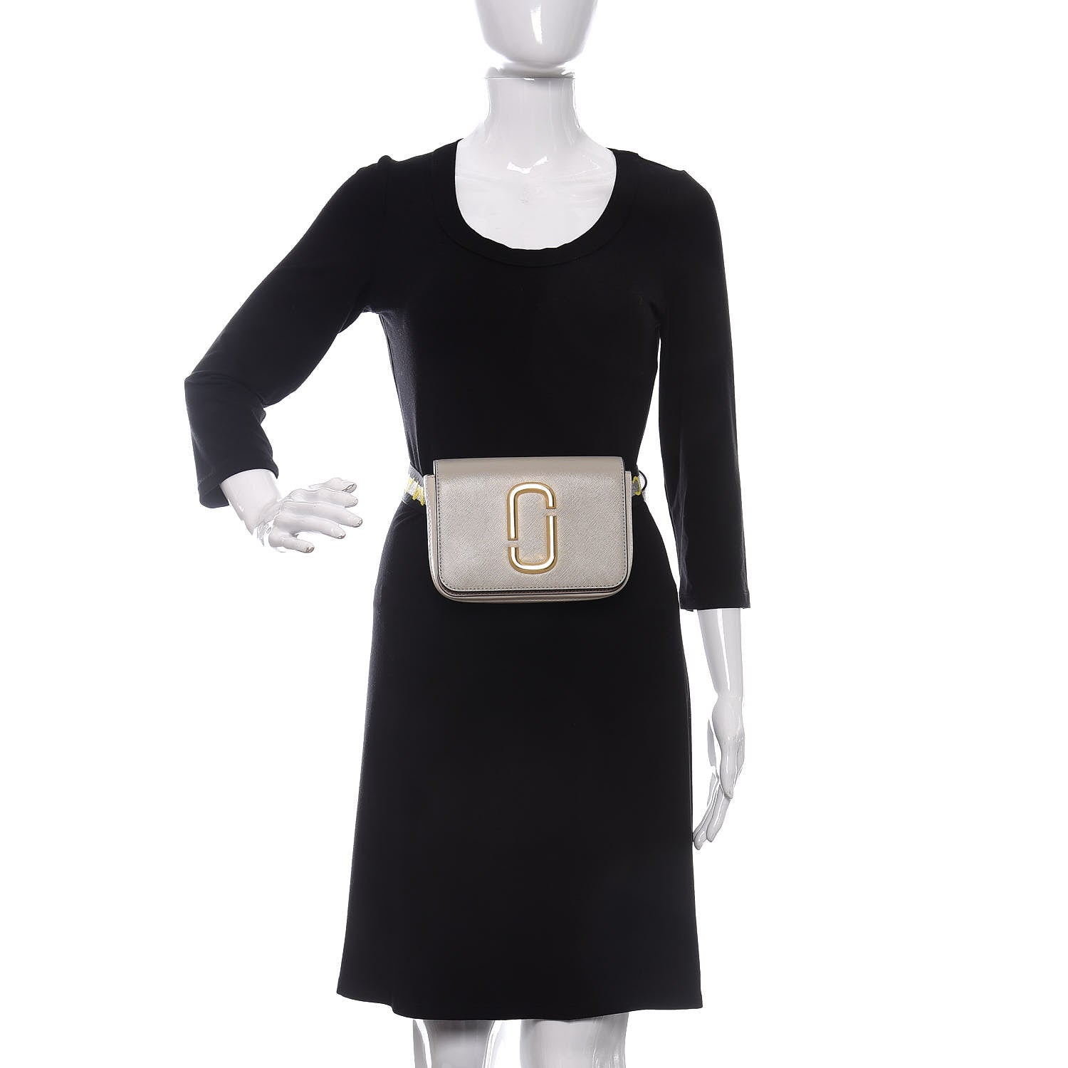 Marc Jacobs Saffiano Hip Shot Belt Bag Dust Multicolor 2 of 11