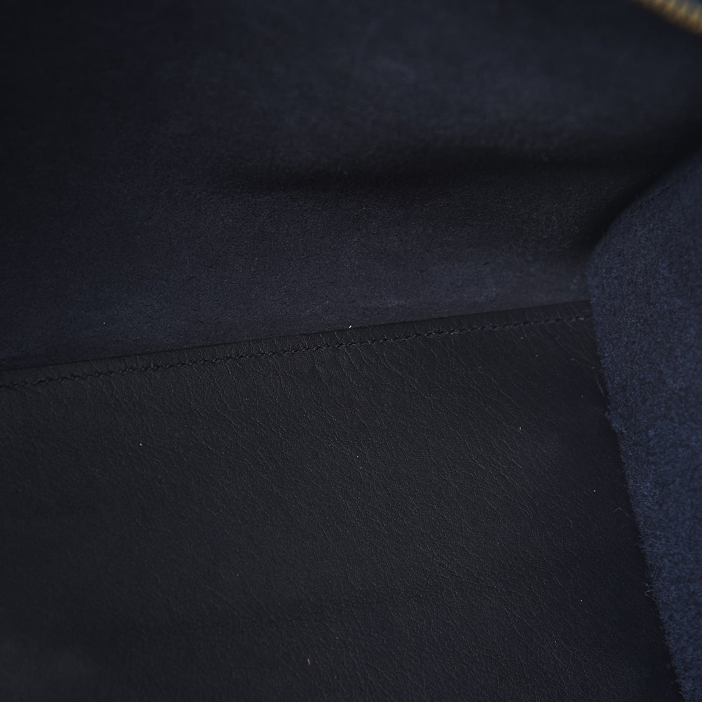 Calfskin Small Classic Y Cabas Navy Blue