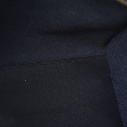 Saint Laurent Calfskin Small Classic Y Cabas Navy Blue 11 of 20