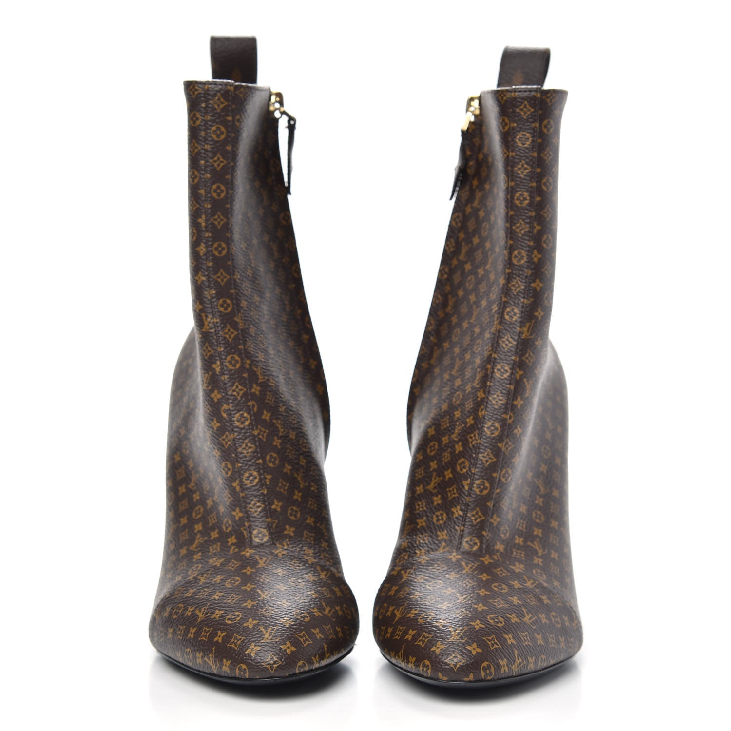 Louis Vuitton Nano Monogram Silhouette Ankle Boots 37 2 of 8