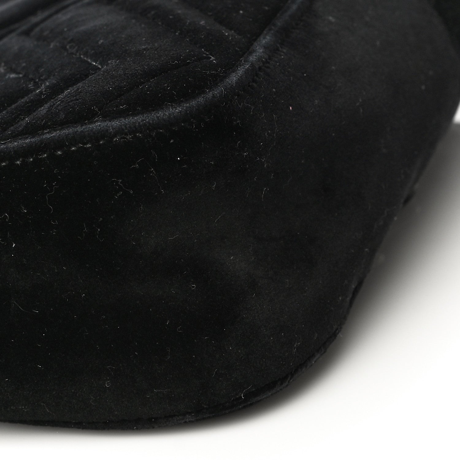 Gucci Velvet Matelasse Medium GG Marmont Shoulder Bag Black 10 of 24