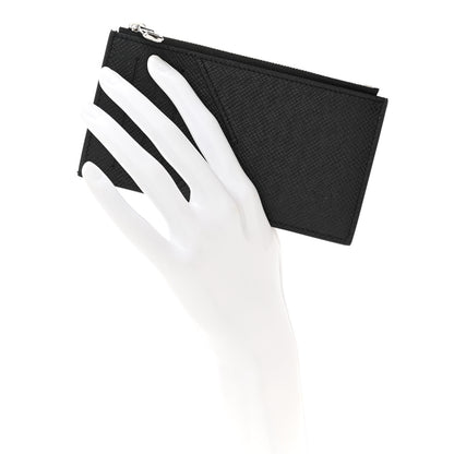Louis Vuitton Taiga Coin Card Holder Black 2 of 6