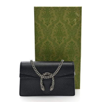 Gucci Calfskin Super Mini Dionysus Shoulder Bag Black 10 of 10