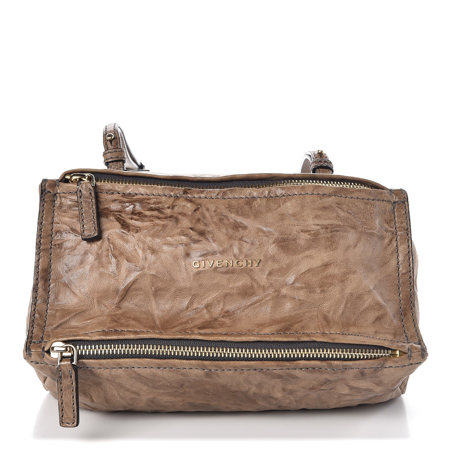 Givenchy Tumbled Sheepskin Mini Pandora Charcoal 1 of 8