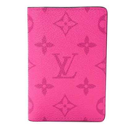 Louis Vuitton Taigarama Pocket Organizer NM Fuchsia 1 of 9