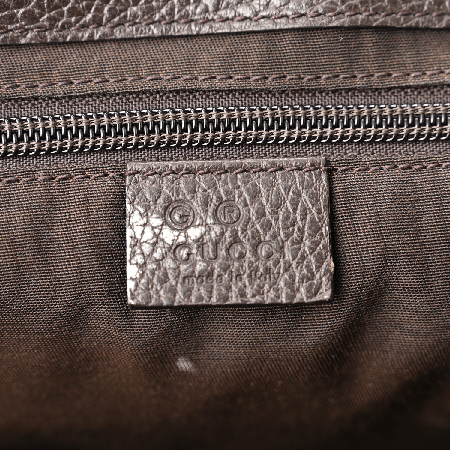 Gucci Monogram Large Flap Messenger Bag Beige Dark Brown 6 of 10