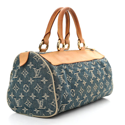 Louis Vuitton Monogram Denim Neo Speedy Blue 3 of 18