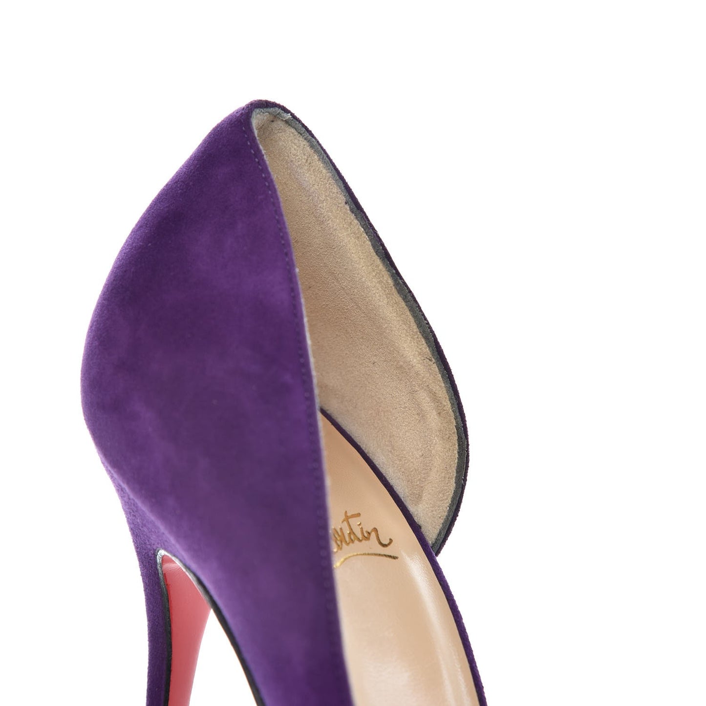 Veau Velour Iriza 100 Pumps 39.5 Violet