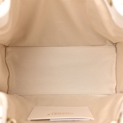 Chanel Caviar Quilted Small Chanel 25 Handbag White 5 of 11