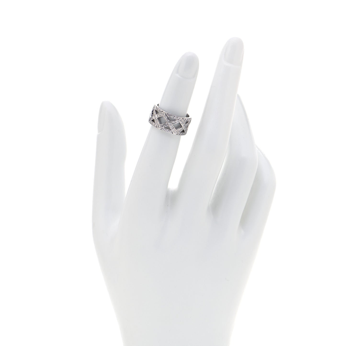 Platinum Diamond Legacy Celebration Braided Band Ring 47 4